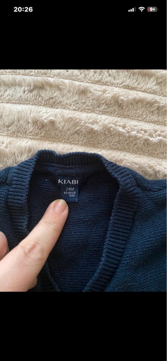 Gilet bébé mixte Kiabi 24 mois
