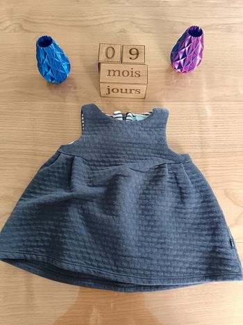 Robe marine obaibi 9 mois