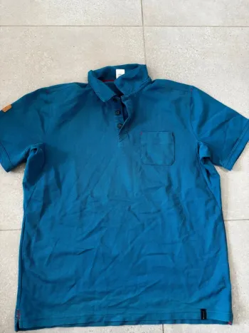 Haut de sport bleu taille L, bon état