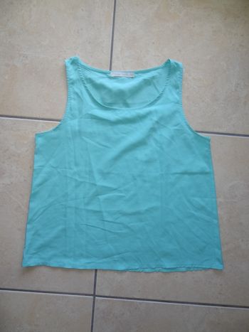 Débardeur vert T 16ans