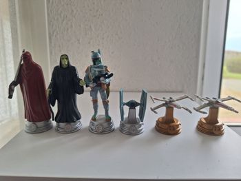 Lot 6 pièces échiquier Star Wars 