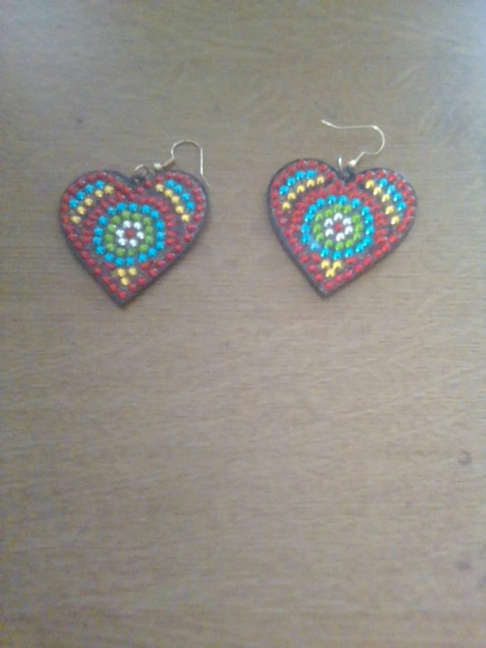 Boucles d'oreilles coeur
