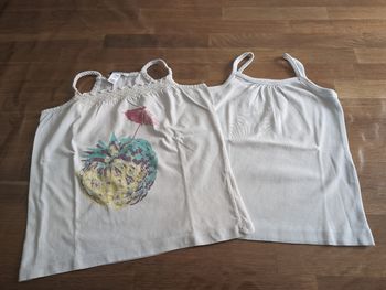 Lot de 2 débardeurs fille 5 ans