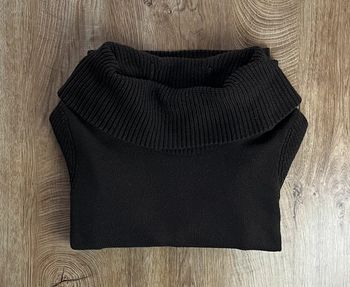 Pull grand col marron Lauren Ralph Lauren pour femme, taille XL