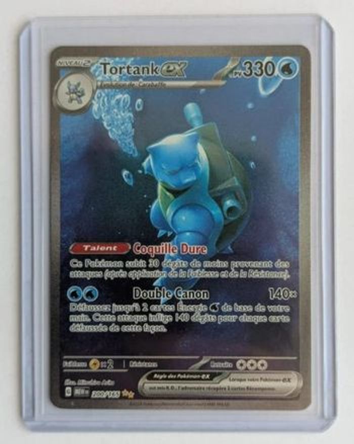 Carte Pokémon Tortank EX 200/165 Ecarlate Violet 3.5 151 FR Neuve Fr - photo numéro 2