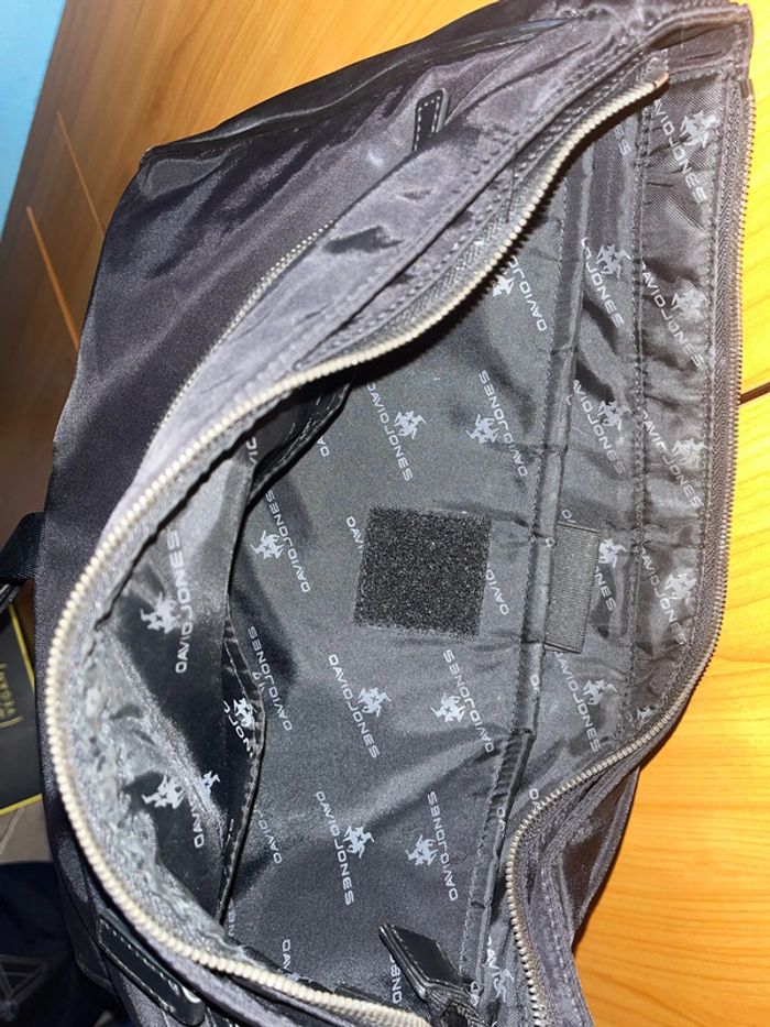 Sac en bandoulière noir David Jones - photo numéro 5