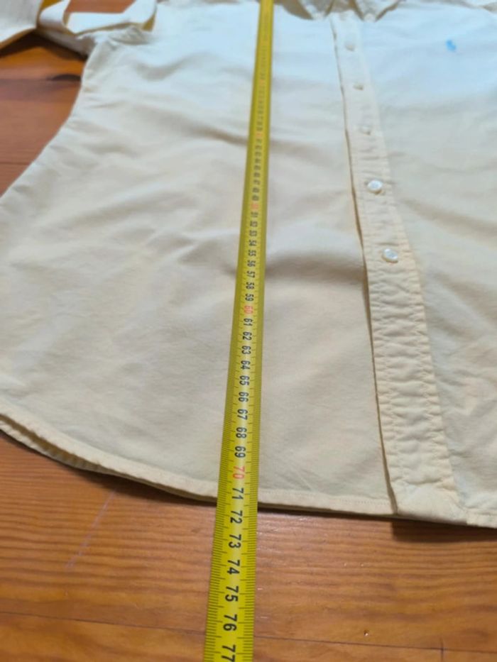 Chemise Ralph Lauren - Custom Fit - Logo brodé gris - Jaune - Taille XL - photo numéro 12