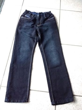 Jean bleu enfant taille élastique