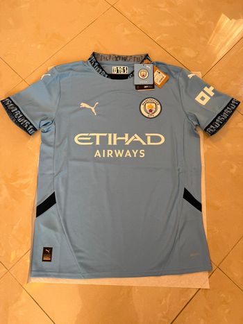 Maillot de foot Puma équipe Manchester City 2024 / 2025taille 15/16 ans authentique neuf