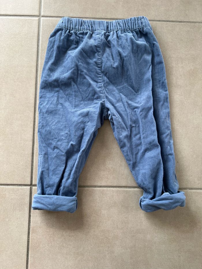 Pantalon épais bleu - photo numéro 4