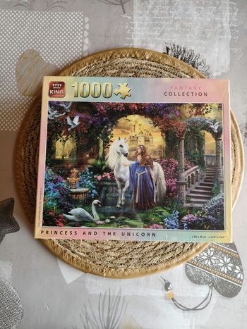 Puzzle 1000 pièces Princess and the unicorn