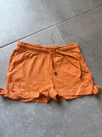 Short orange fille 3 ans