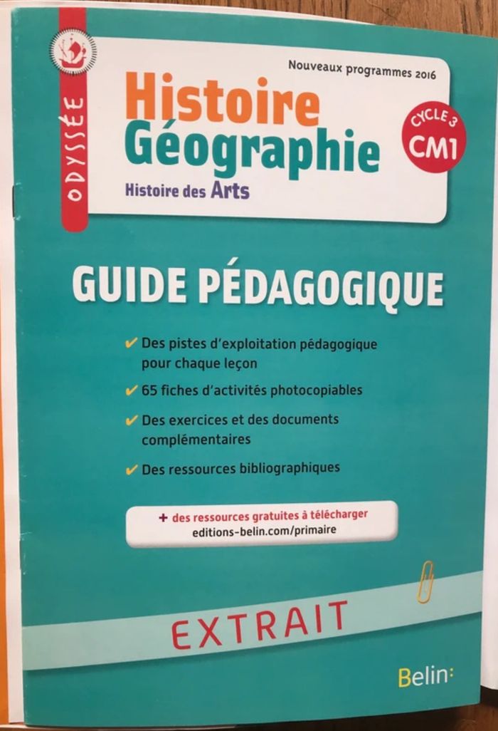 Odyssée - Histoire Géographie CM1 - Manuel de l’élève + guide pédagogique (extrait) - photo numéro 6