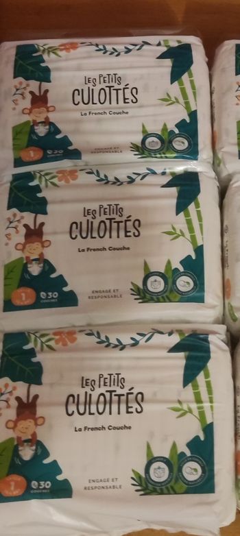 3 paquets les petits culottés taille 1