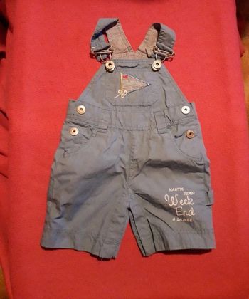 Salopette bleu taille 3 mois
