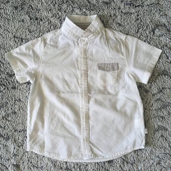 Chemise Okaidi blanche - 3 ans