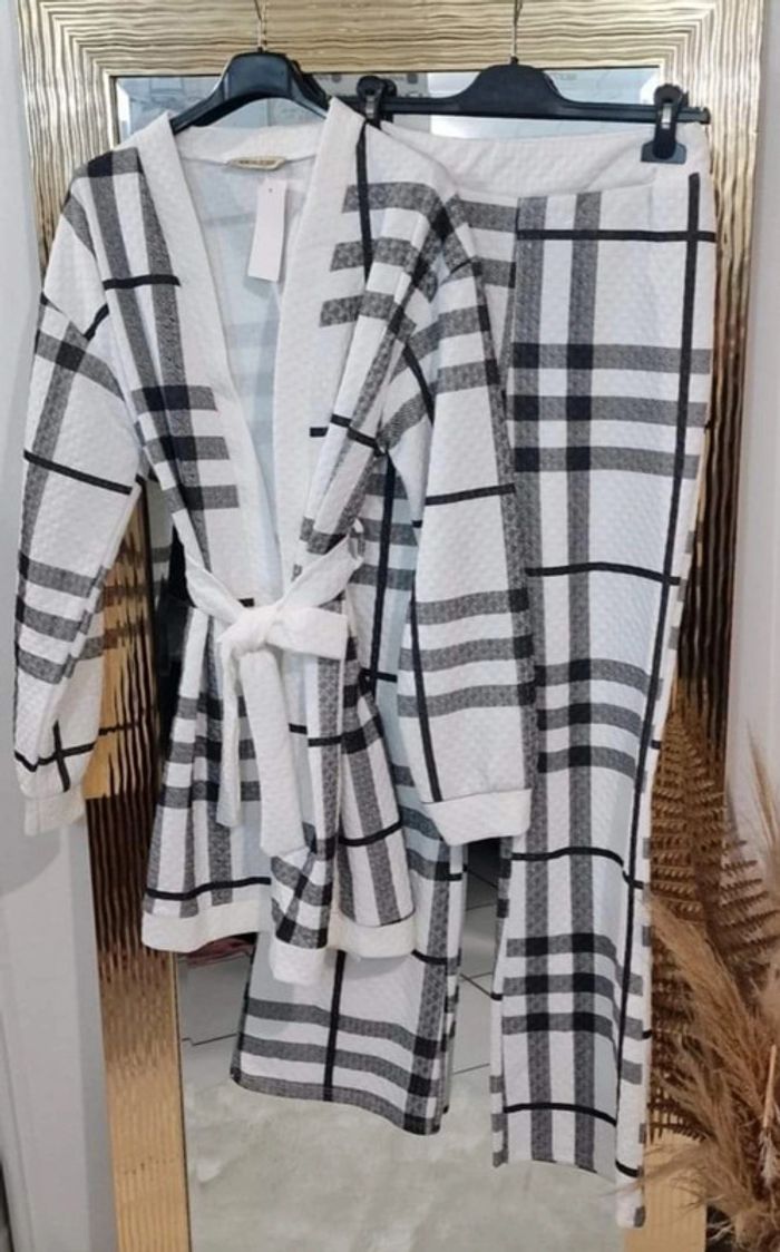 Ensemble kimono et palazzo