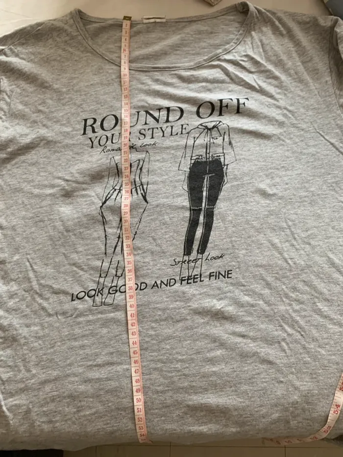 Robe teeshirt grise L XL - photo numéro 9