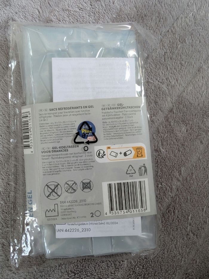 Lot de deux sacs réfrigérants en gel - photo numéro 3