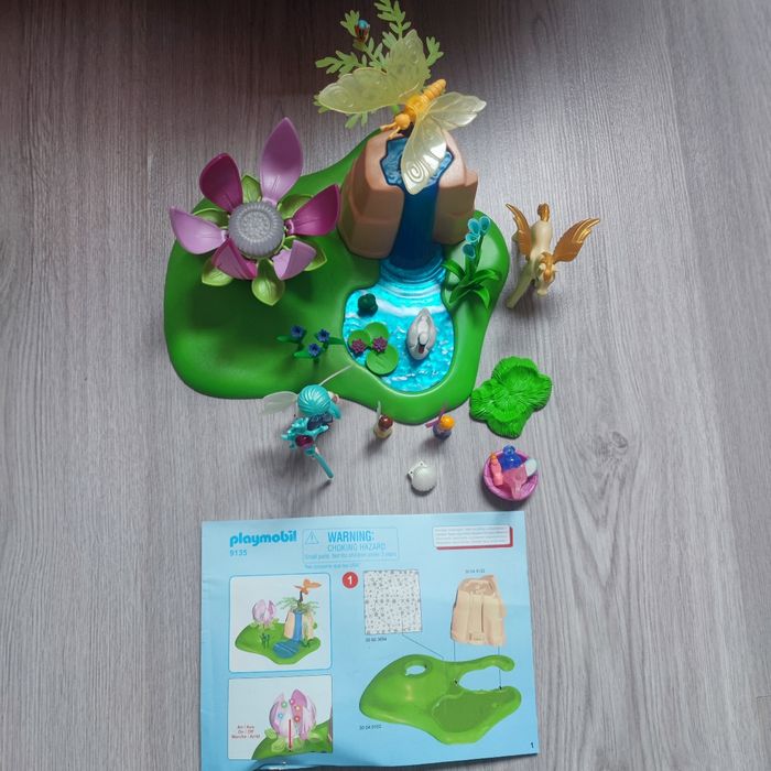 Playmobil 9135 clairière enchantée manque une branche et l'éponge du coquillage - photo numéro 2