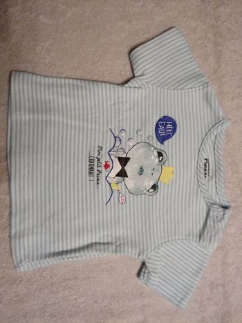 Tee-shirt La Compagnie des Petits 3 mois (réf perso C46)(familleac72)