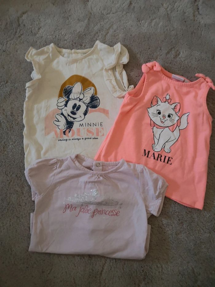 Lot 3 tee shirt fille - photo numéro 2
