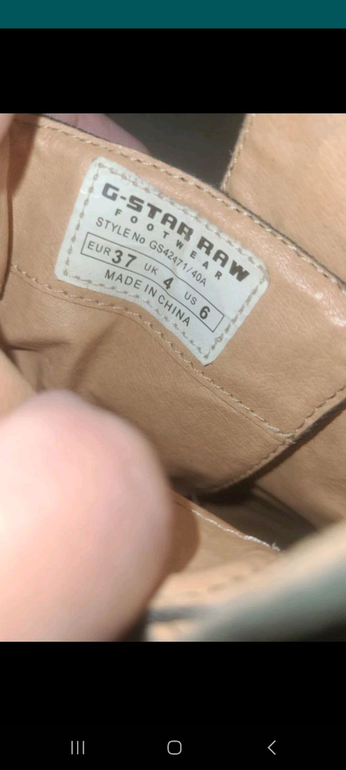 Bottine compensé g-star