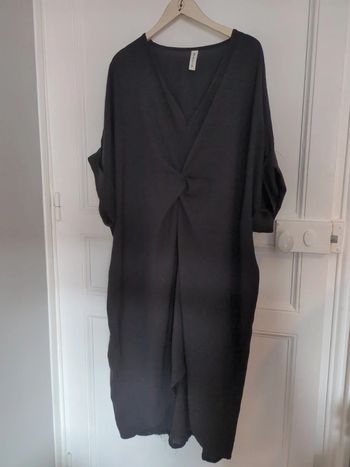Robe tunique oversize noire taille unique
