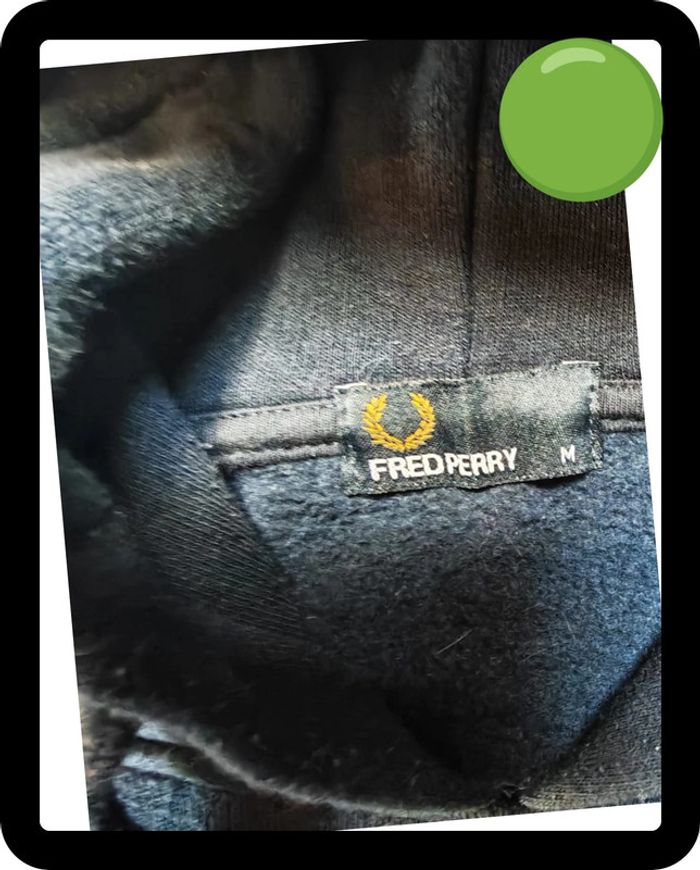 sweat à capuche Fred Perry Taille M - photo numéro 3