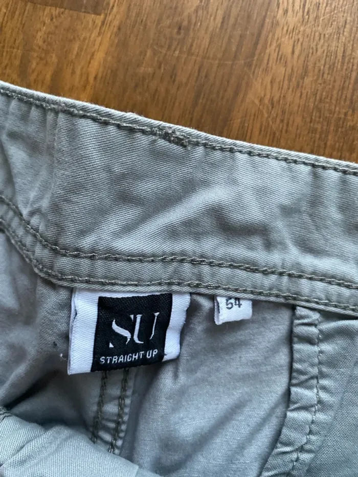Short chino gris neuf T54 - photo numéro 3