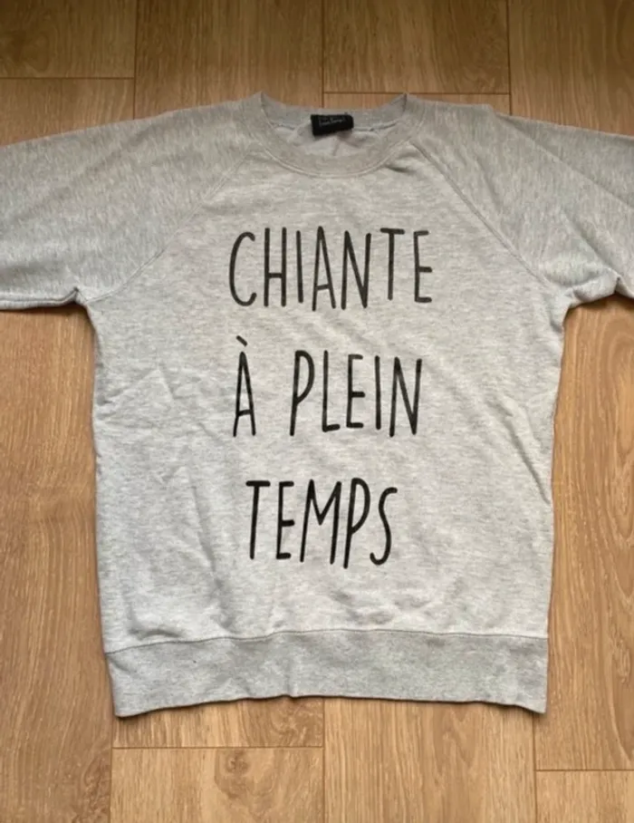 Pull gris taille S