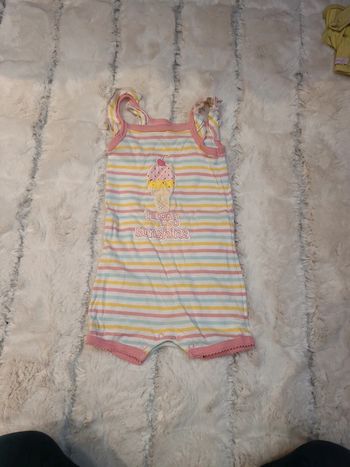 Body à rayures  glace