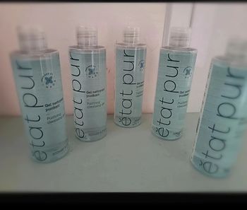 Lot 5 Gels nettoyant purifiant Vegan