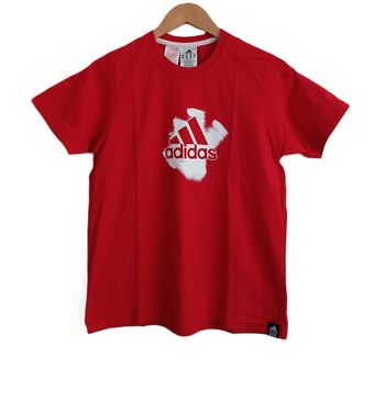 T shirt rouge. Adidas. Taille 14 ans