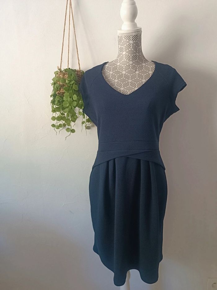 🌸 Robe bleue marine Formul taille 44