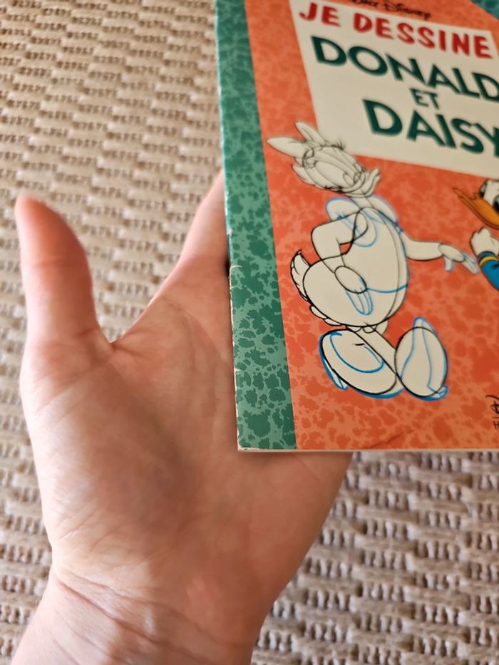 Livre je dessine Donald et daisy vintage - photo numéro 5