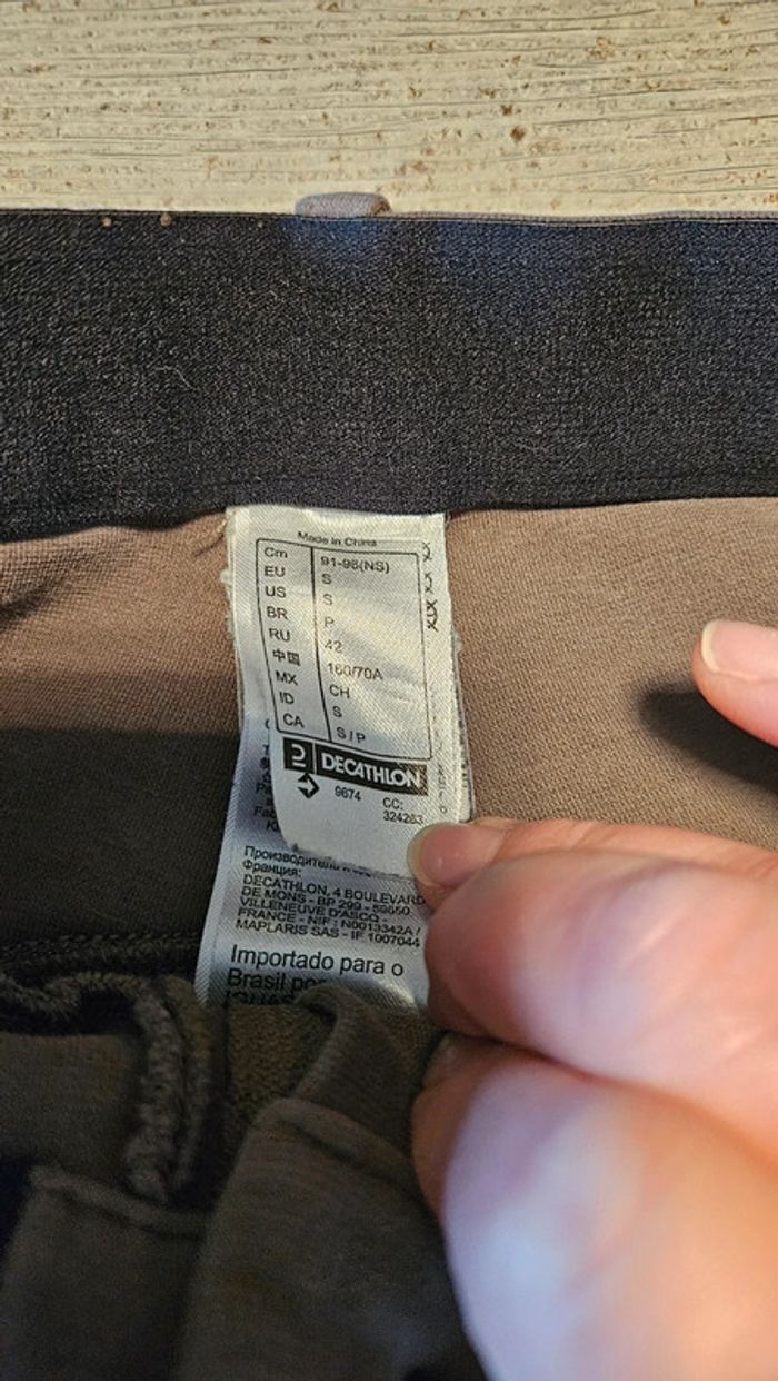 Pantalon d équitation beige foncé, Fouganza, taille S, peu mis - photo numéro 6