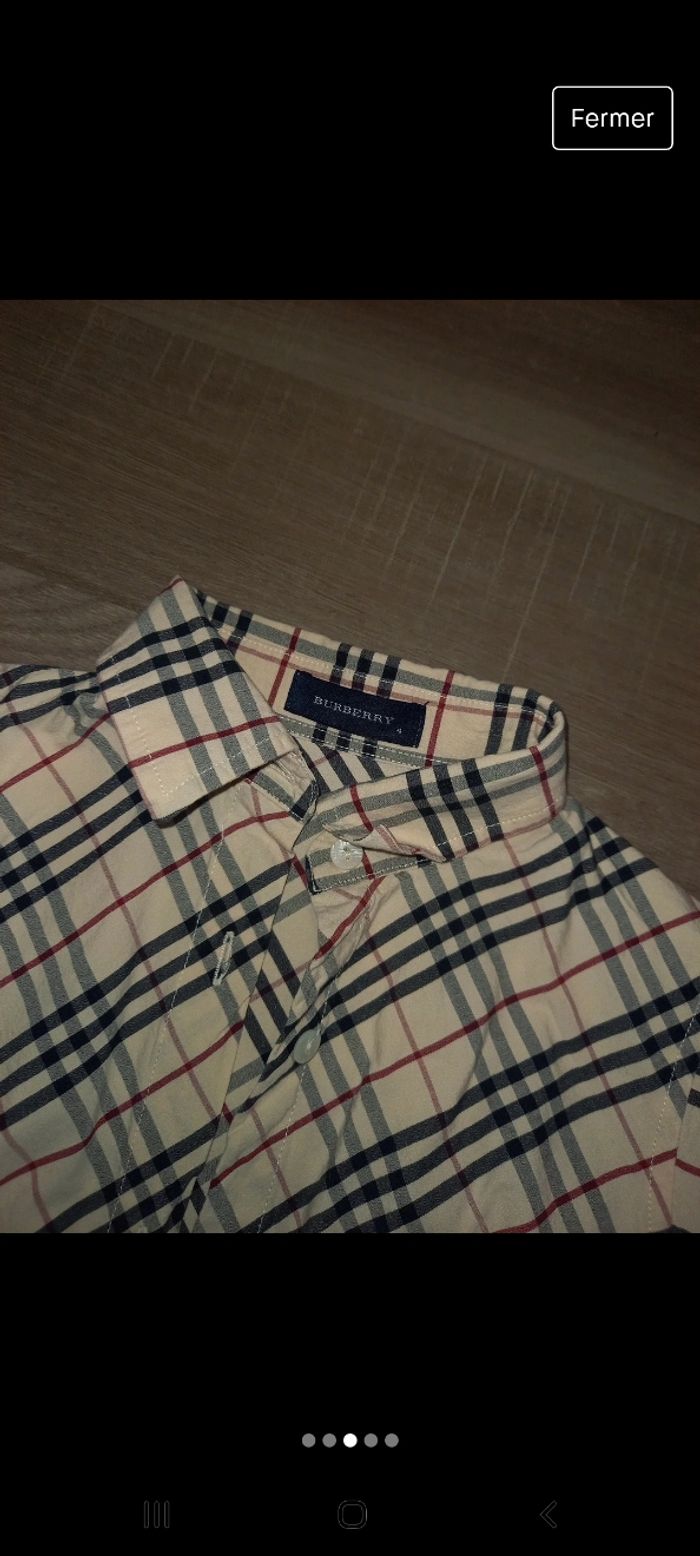 Chemisier burberry - photo numéro 4