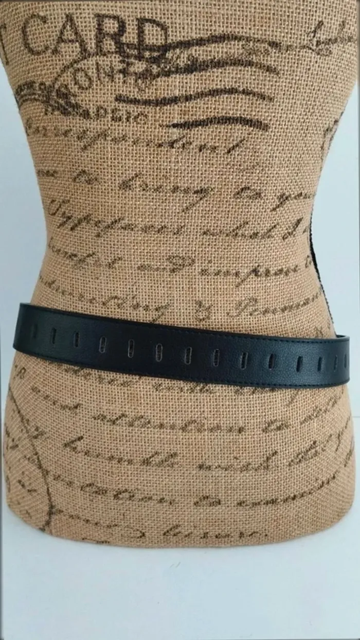 Ceinture noire 90 cm femme - photo numéro 7