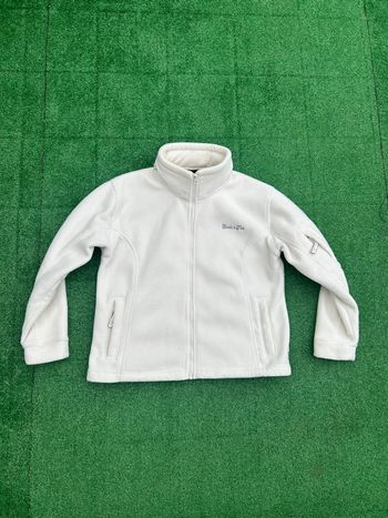 Veste polaire Scott & Fox montante blanche taille 34-36 femme