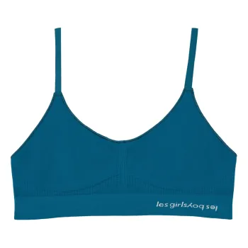 Brassière Les Girls Les Boys Bleu Canard – Fille Taille L Neuf