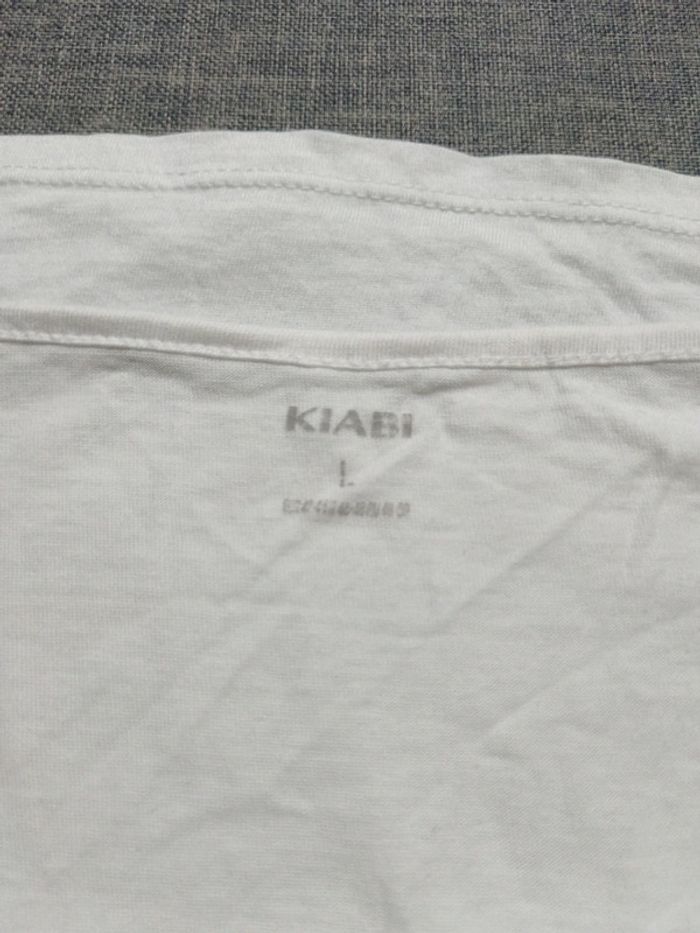 C62 débardeur blanc kiabi L - photo numéro 3