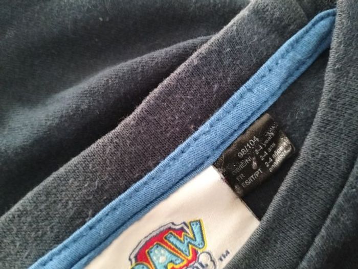 T-shirt manches courtes Pat patrouille 98-104 cm 2-4 ans - photo numéro 2