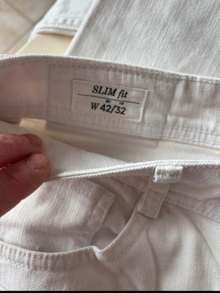 Pantalon homme blanc - photo numéro 3