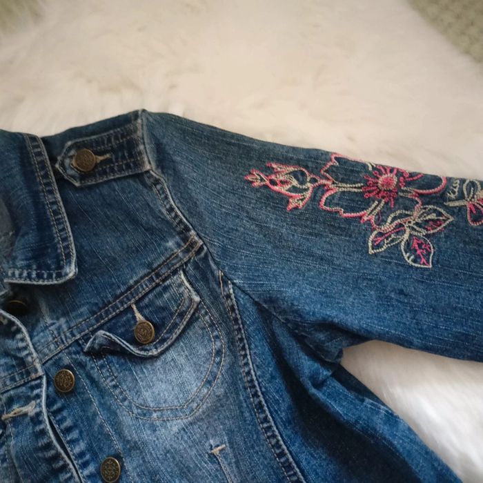 Veste jeans fille 8 ans - photo numéro 2