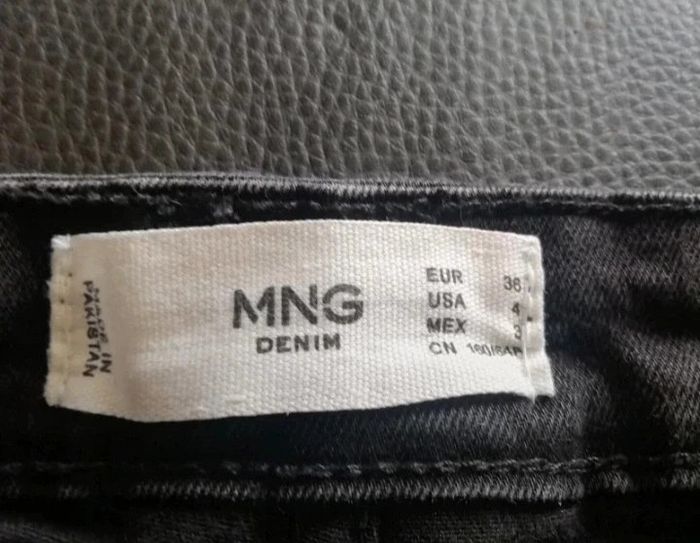 Jeans noir taille haute femme.36.. - photo numéro 4