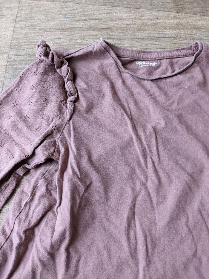 Lot de 3 t shirts Vertbaudet 6 ans fille - photo numéro 5