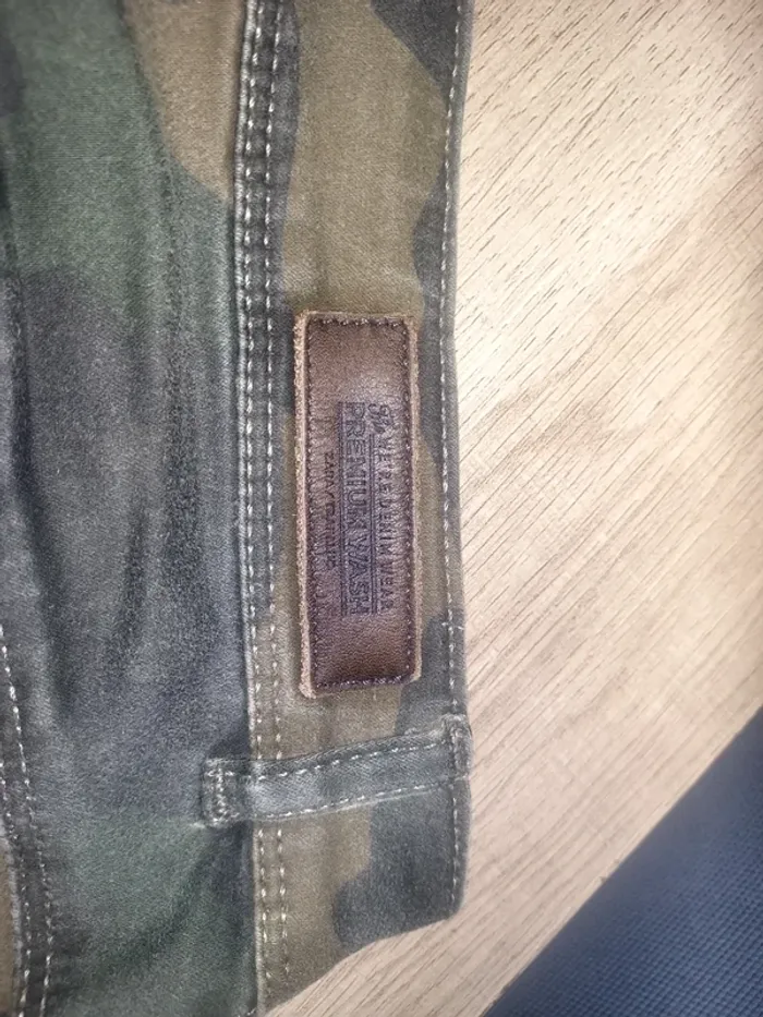 Pantalon militaire slim T.38 - Zara - photo numéro 9