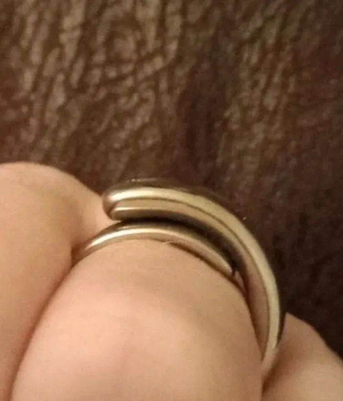 Bague en acier inoxydable éclat de diamant - photo numéro 3