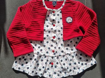 Tunique gilet intégré Terre de marins 18 mois